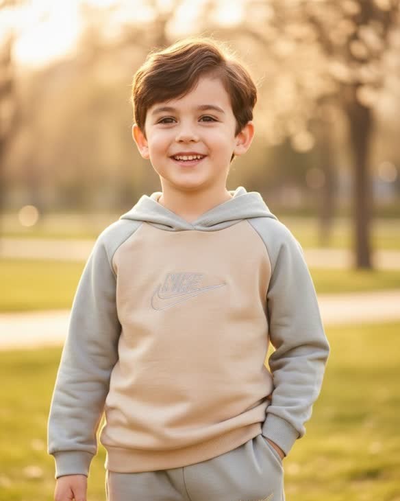 ست هودی و شلوار گلدوزی NIKE