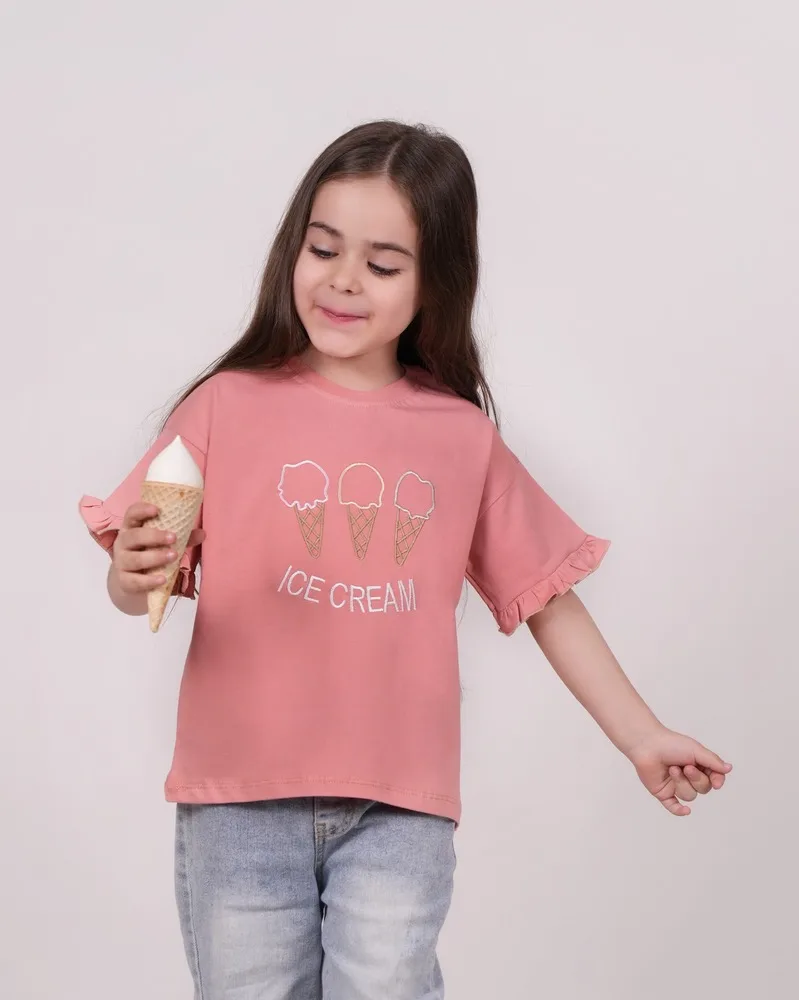 تیشرت دخترانه ice cream