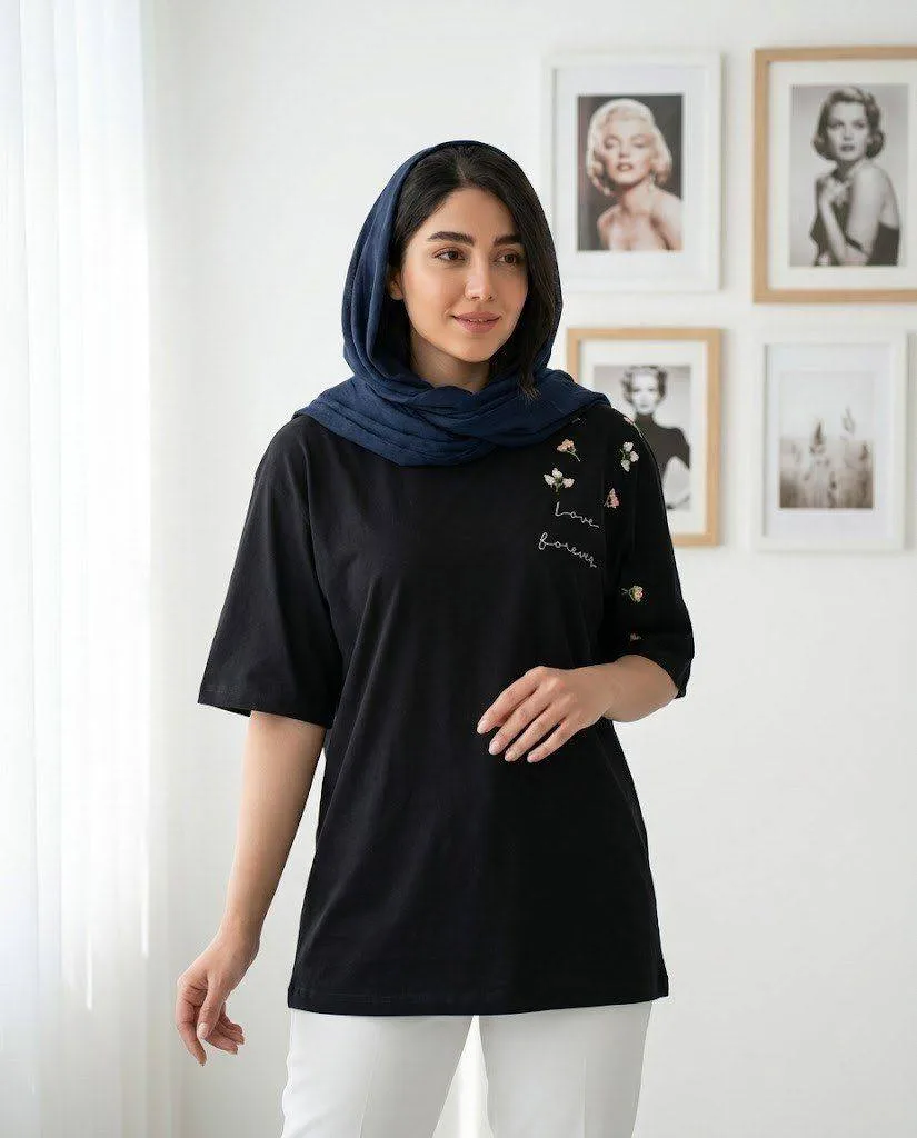 تیشرت زنانه فلورز