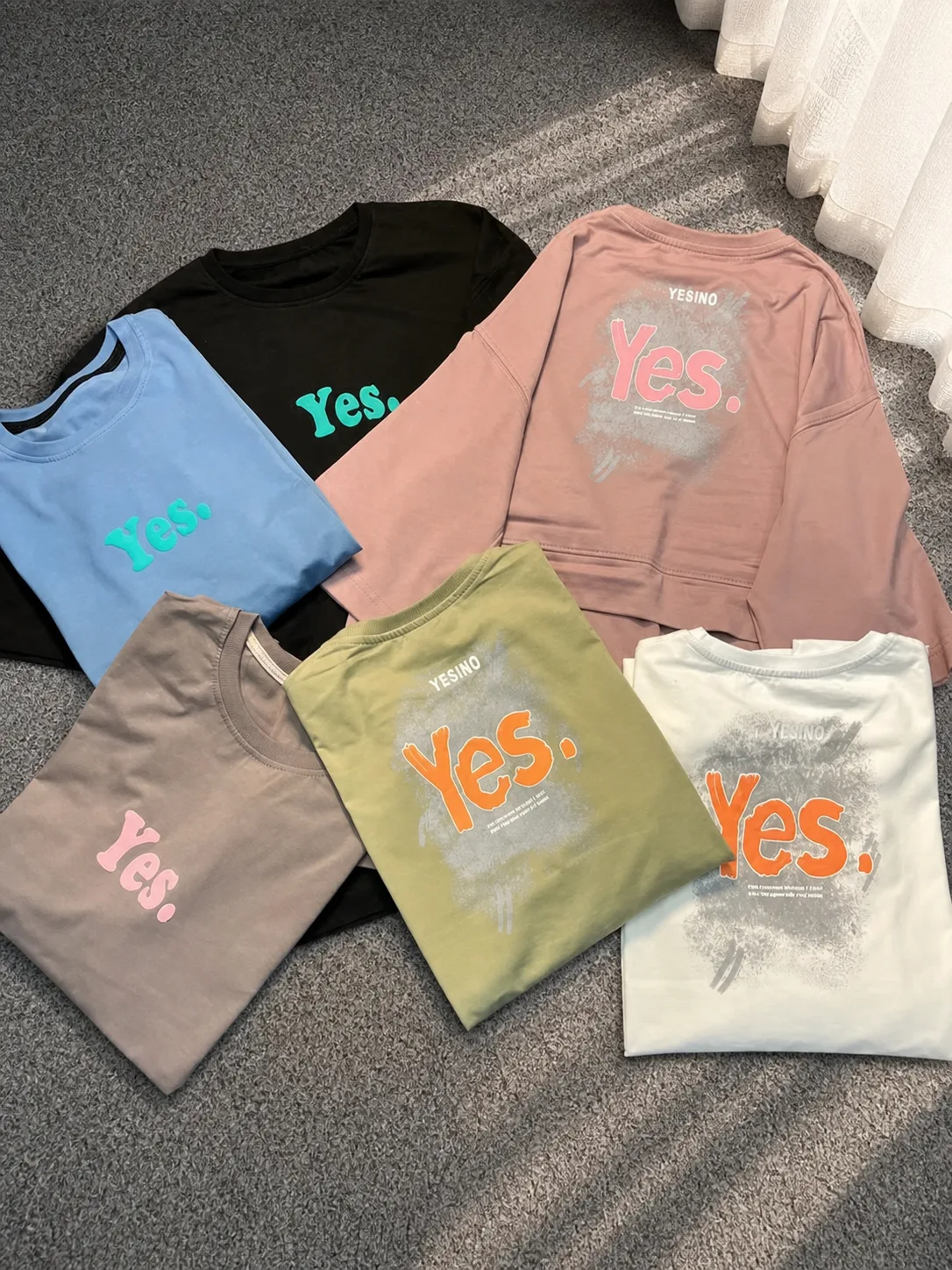 تیشرت لانگ باکسی Yes