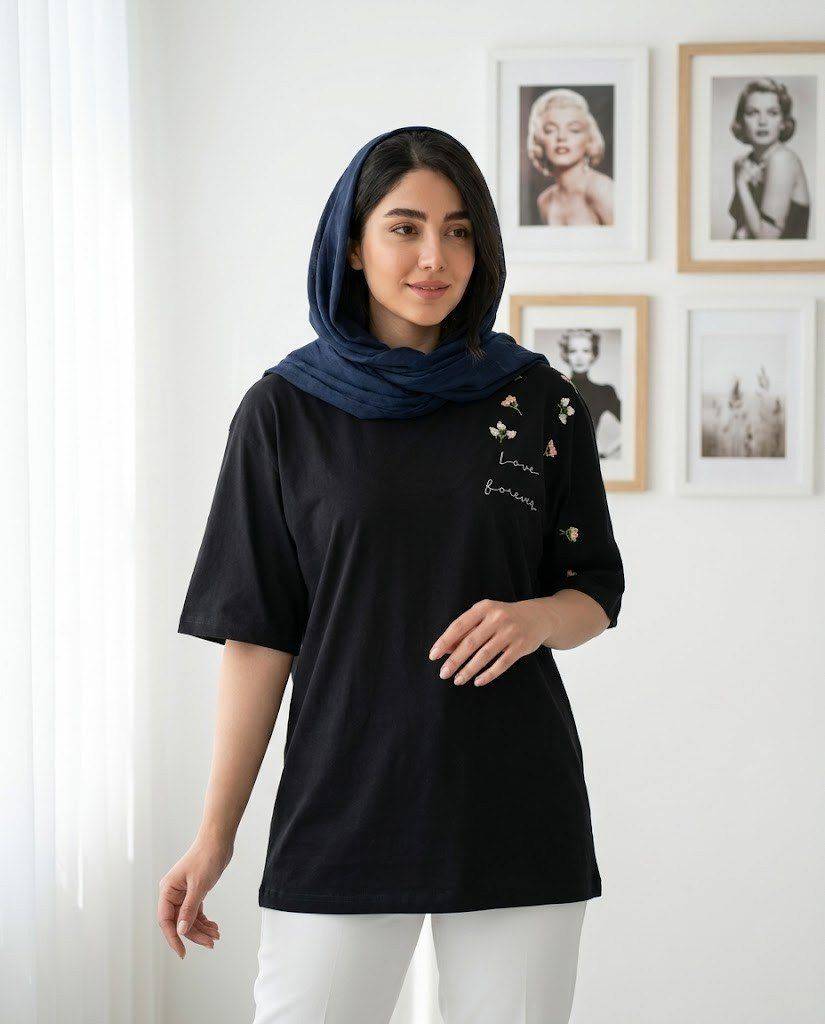تیشرت زنانه فلورز